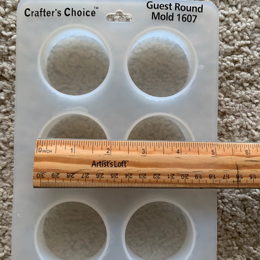 Crafter's Choice soap molds (3molds).